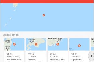 Động đất nhiều nơi tại Nhật Bản